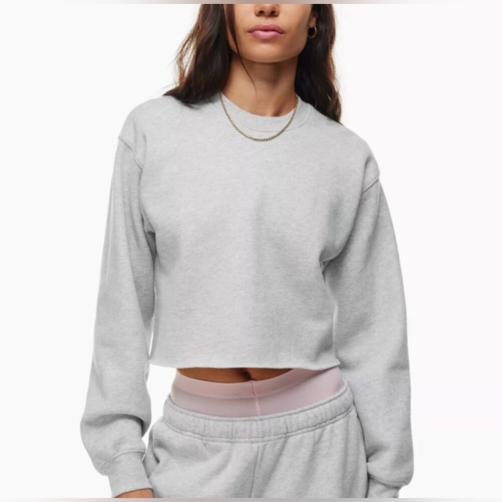 TNA NWOT cream size large Cropped Hoodie